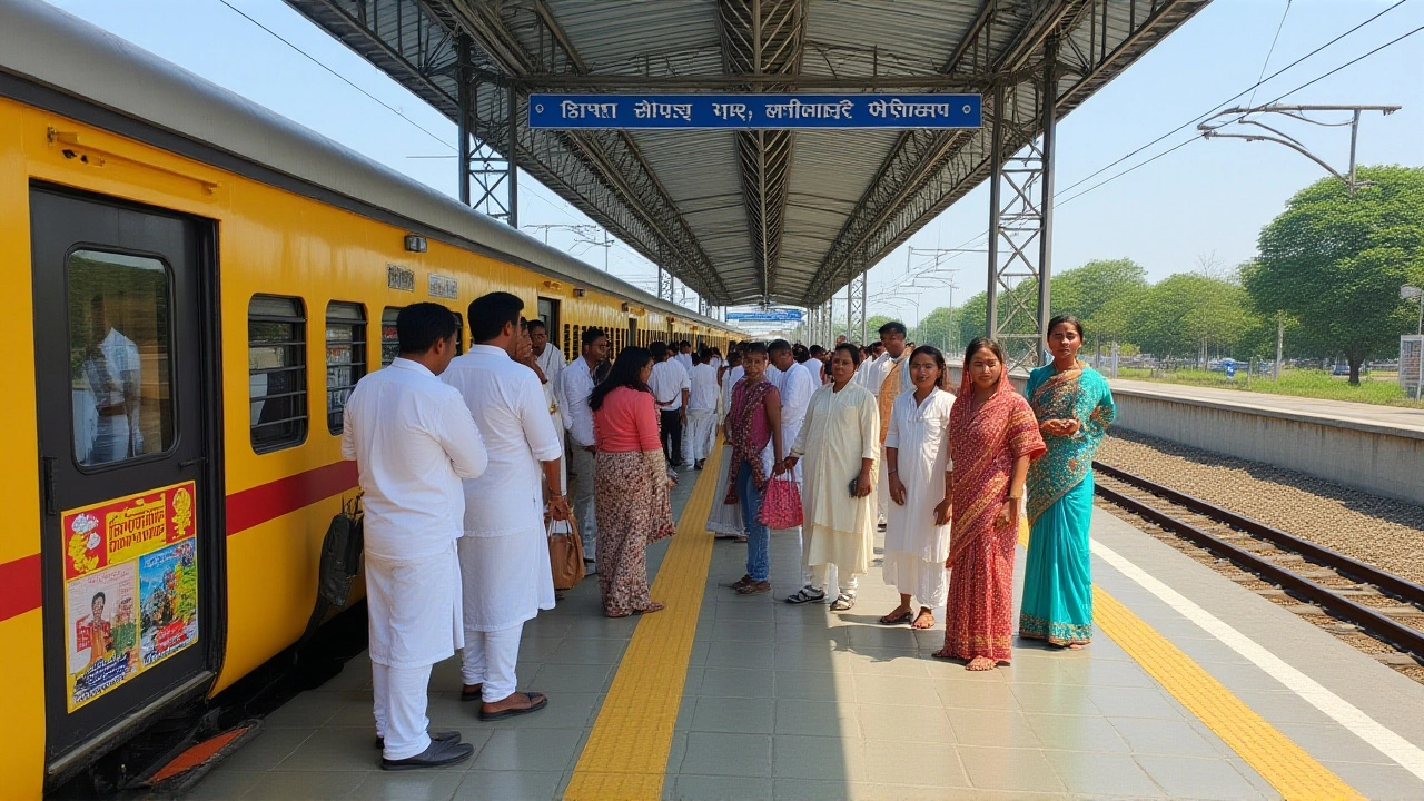 चक्रवात 'मोंथा' ने छत्तीसगढ़ में ट्रेनों को रोक दिया, किसानों की फसलें खतरे में