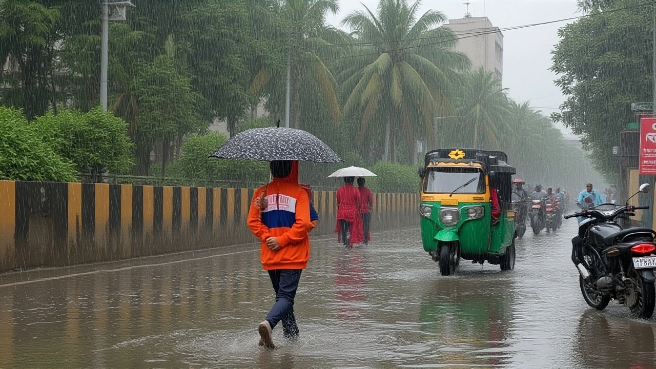 साइक्लोन 'मोंथा' ने मध्य प्रदेश में बारिश और ठंडी हवाएँ लाई, नवंबर 1 तक ऑरेंज-पीला अलर्ट